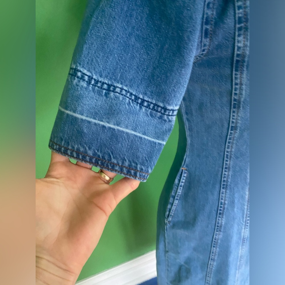 Aligne Sparrow Denim Button-Front Midi Dress - image 3